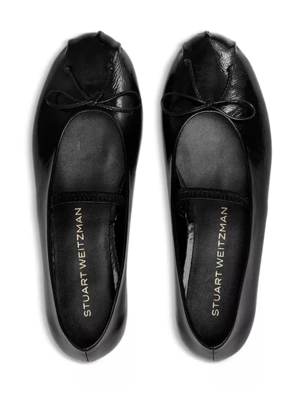 NIB Stuart Weitzman Patent Leather Prima Bow Ballet Mary Jane